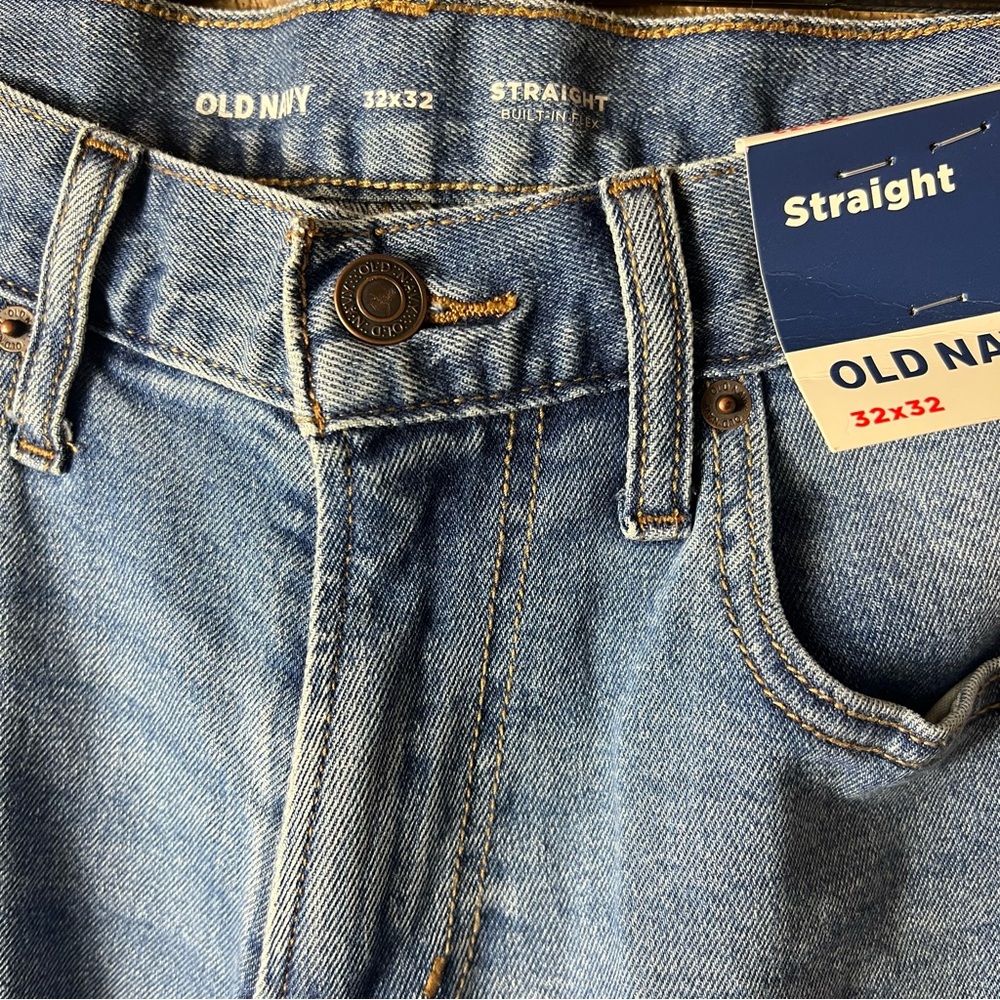 Mens NWT old navy straight jeans 32 x 32 - Picture 3 of 4